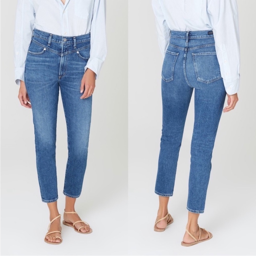 Citizens of Humanity Mia Front Yoke Slim Jeans Love Song Denim Casual Women’s 27
